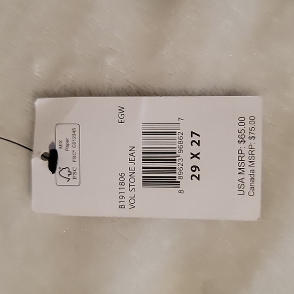 Volcom Brand Jeans Girlfriend Ankle Fit - Picture 7 of 7